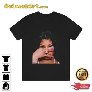 Nicki Minaj Portrait RnB Singer Da Queen Of Rap Unisex Shirt