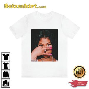 Nicki Minaj Portrait RnB Singer Da Queen Of Rap Unisex Shirt2