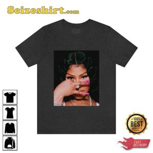 Nicki Minaj Portrait RnB Singer Da Queen Of Rap Unisex Shirt4