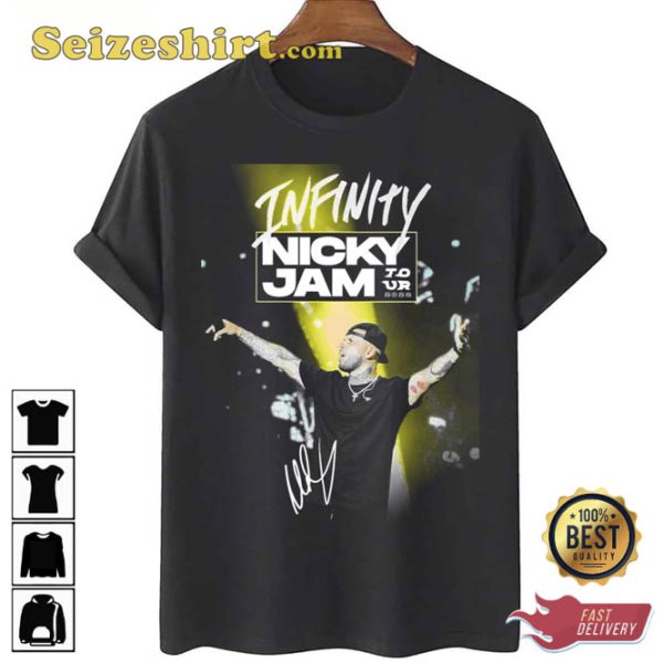 Nicky Jam The Voice Of Latin Urban Music Tour T-Shirt