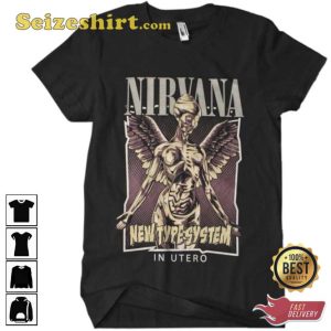 Nirvana New Typesystem In Utero Graphic Style T-shirt