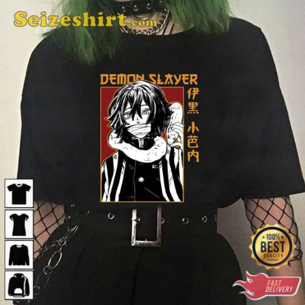 Obanai Iguro Demon Slayer Kimetsu no Yaiba Anime Unisex T-Shirt