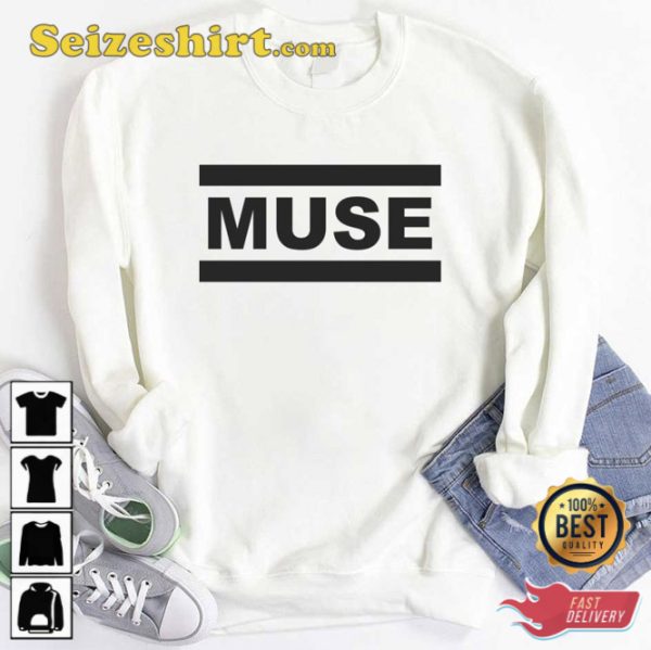 Official Black Logo Muse Band Unisex Hoodie Gift For Fan
