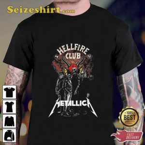 Official Hellfire Club Metallica Band Skull Metallica Halloween Trending Unisex T-Shirt