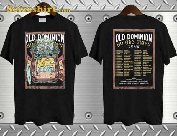 Old Dominion No Bad Vibes Tour 2023 Crewneck Gift For Fan T-Shirt