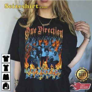 One Direction Heavy Metal Lyrics Album T-Shirt