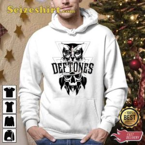 Owl Deftones Alternative Metal Band Trending Fan Gift Unisex Hoodie