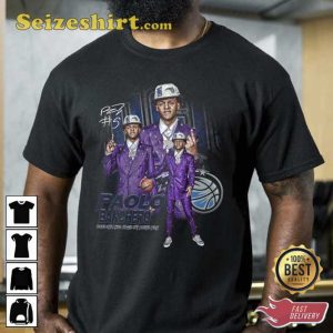 Paolo Banchero Nba Draft Orlando Basketball Shirt For Fans