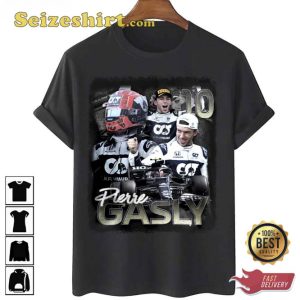 Pierre Gasly Alphatauri 90s Vintage Car Racing Unisex Tee Shirt