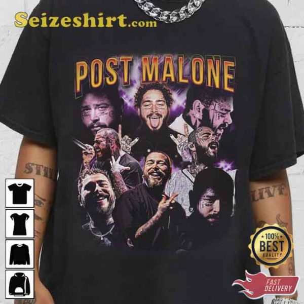 Post Malone Sunflower Spider-Man T-Shirt