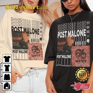 Post Malone Stoney Ablum Cover For Posty Gang Unisex Shirt