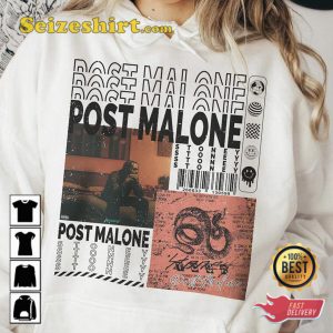 Post Malone Stoney Ablum Cover For Posty Gang Unisex Shirt