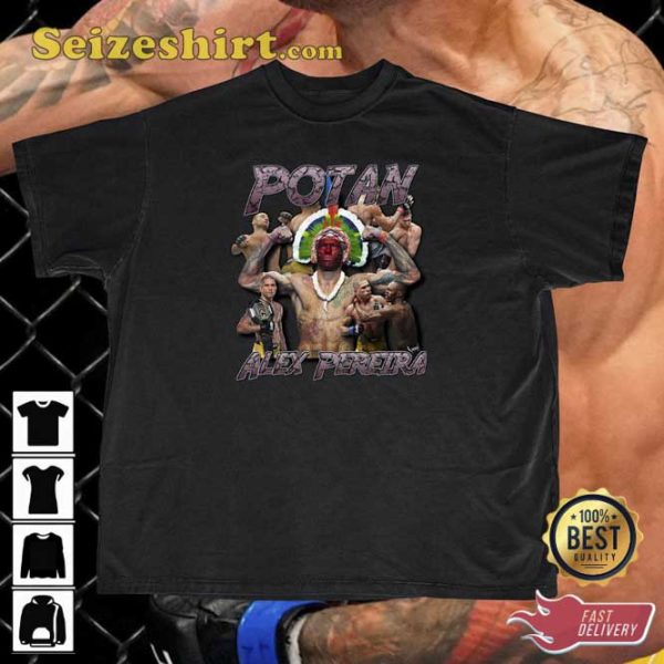 Potan Alex Pereira Vintage Sports Lover Gift Unisex Tee