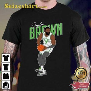 Professional Basketball Player Jaylen Brown Basket Unisex T-Shirt1