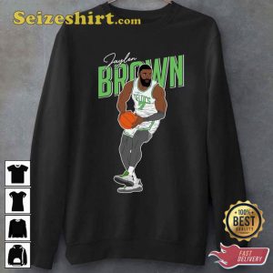 Professional Basketball Player Jaylen Brown Basket Unisex T-Shirt2