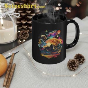 Psychedelic Landscape Ceramic Coffee Mug