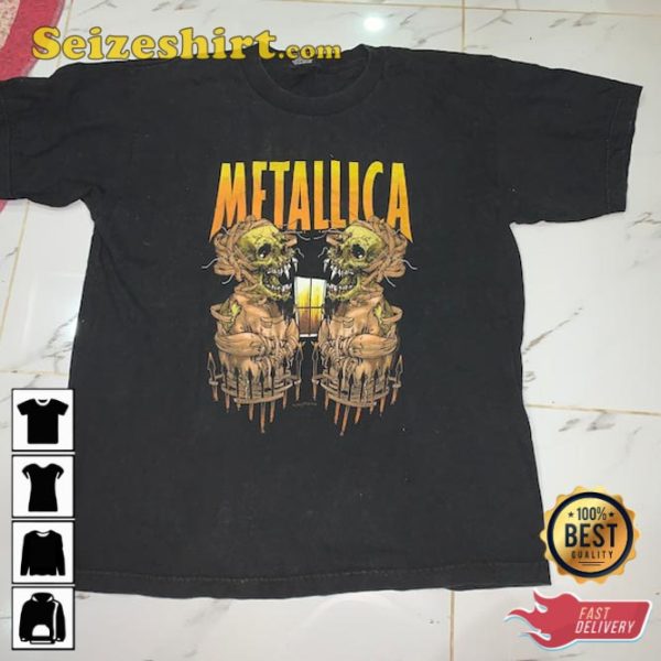 Pushead Summer Sanitarium Heavy Metal Band Metallica Graphic T-shirt