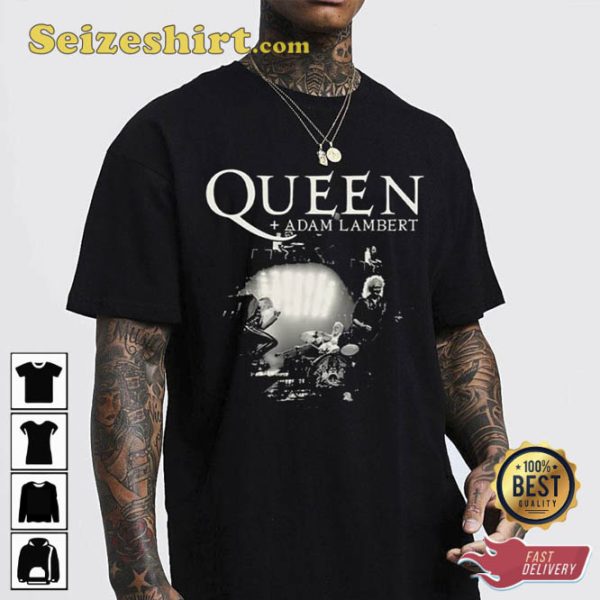 Queen Band Adam Lambert The Rhapsody Tour Unisex T-Shirt