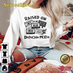 Raised On Depeche Mode Rock Tour 2023 Tee Shirt