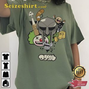 Rare Hip Hop Collectible With MF Doom Art T-shirt