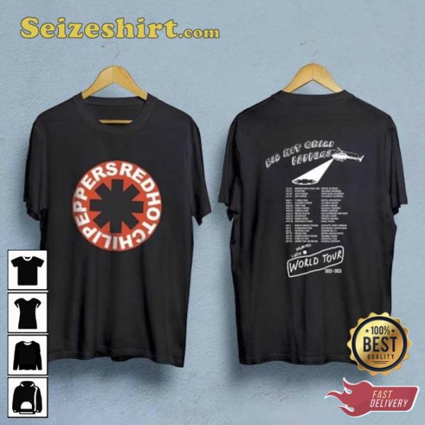 Red Hot Chili Peppers 2022 2023 World Tour Shirt For Fans