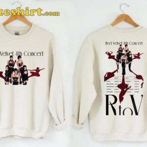 Red Velvet 4th Concert R to V 2023 World Tour Kpop Shirt