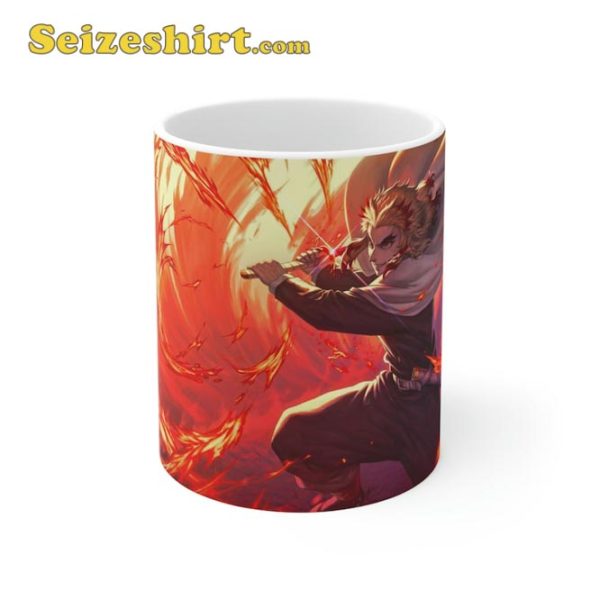 Rengoku Kyojuro Kimetsu No Yaiba Flame Breathing Coffee Mug