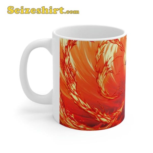 Rengoku Kyojuro Kimetsu No Yaiba Flame Breathing Coffee Mug