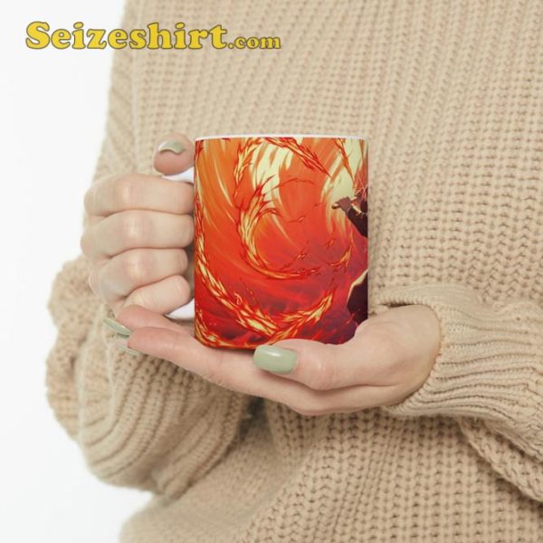 Rengoku Kyojuro Kimetsu No Yaiba Flame Breathing Coffee Mug