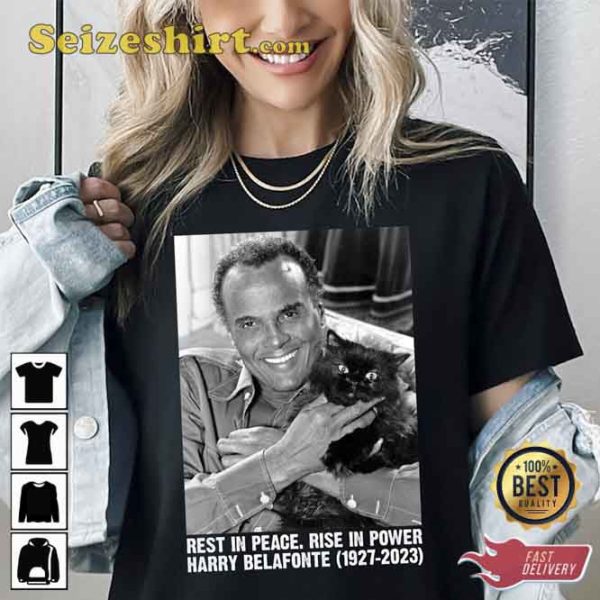 Rest In Peace Remembering Harry Belafonte Unisex Memorial shirt