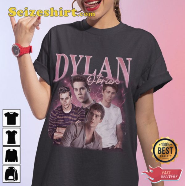 Retro Dylan Rhodes O Brien American Actor Tee Shirt