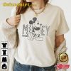 Retro Mickey Mouse 1928 Checkered T-Shirt Disneyland 2023 Tee