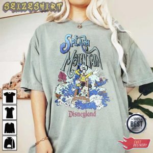 Retro Splash Mountain Mickey and Friends Unisex Shirt