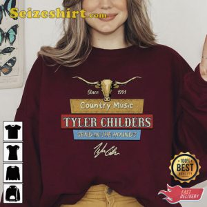 Retro Tyler Childers Send In The Hound Tour Merch Shirt 4