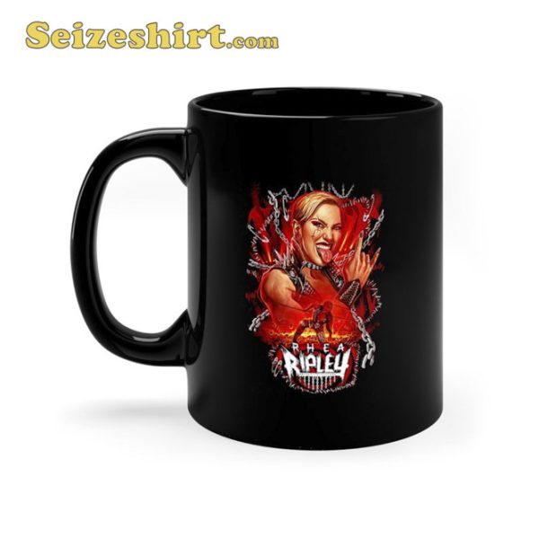 Rhea Ripley Mug Wr3stling Champs 2023 Sport Mug