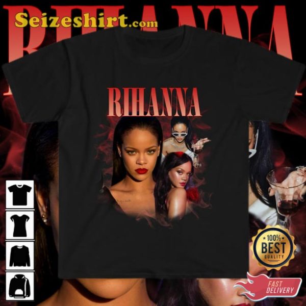 Rihanna Singer Badgirl Riri Gift For Fan Music Concert T-Shirt