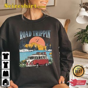 Road Trip Vintage Vacation Summer 2023 Desert Adventure Unisex Traveling T-Shirt3