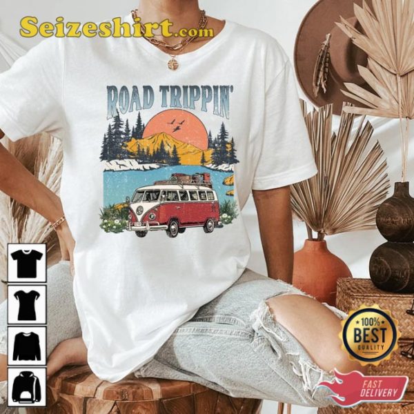 Road Trip Vintage Vacation Summer 2023 Desert Adventure Unisex Traveling T-Shirt
