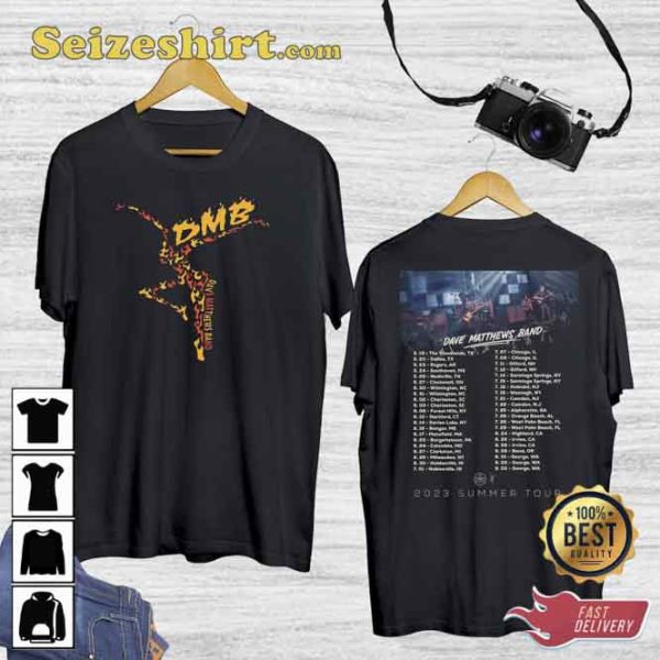 Rock Band Dave Matthews Band 2023 Tour Shirt