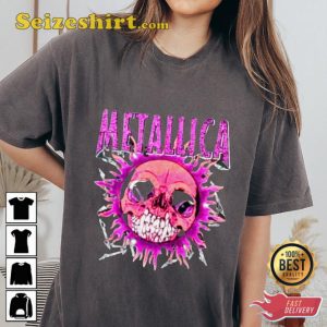 Rock Band Metallica Concert Inspired Rock and Roll Aesthetic Unisex T-shirt