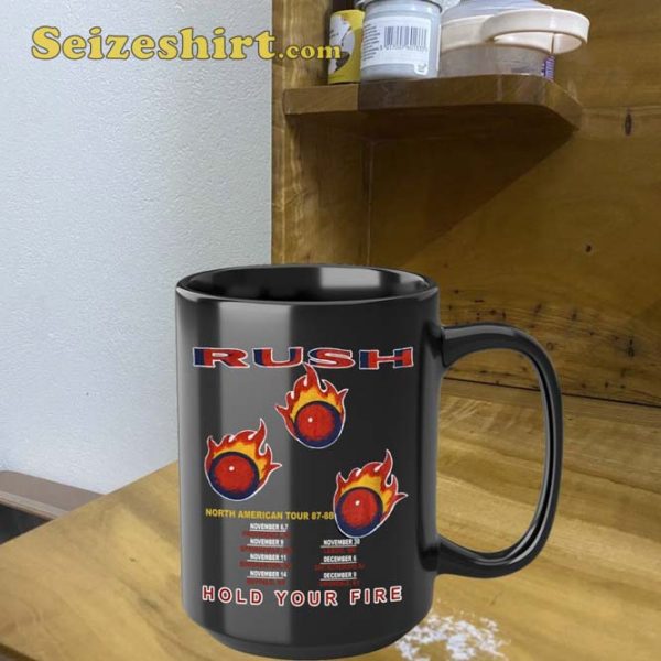 Rush Hold Your Fire North American Tour 87-88 Mug