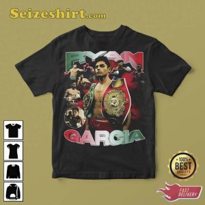 Ryan Garcia Vintage Bootleg Boxing Graphic Tee Shirt For Fans