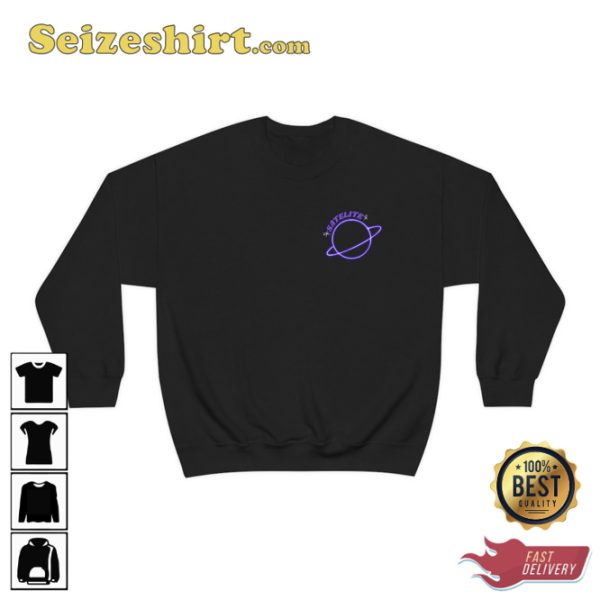 Satellite Spinnin Out Waitin For Ya To Pull Me In Crewneck T Shirt