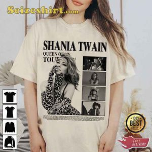 Shania Twain You Win My Love Queen Of Me Tour Shirt