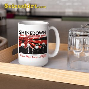 Shinedown Band The Revolutions Live Tour 2023 Three Days Grace Mug