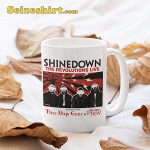 Shinedown Band The Revolutions Live Tour 2023 Three Days Grace Mug