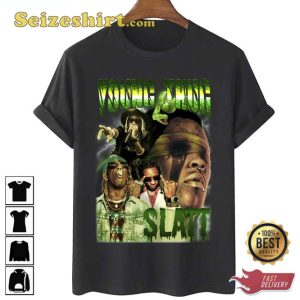 Slatt Young Thug Rapper Vintage Bootleg 90s Unisex Sweatshirt2
