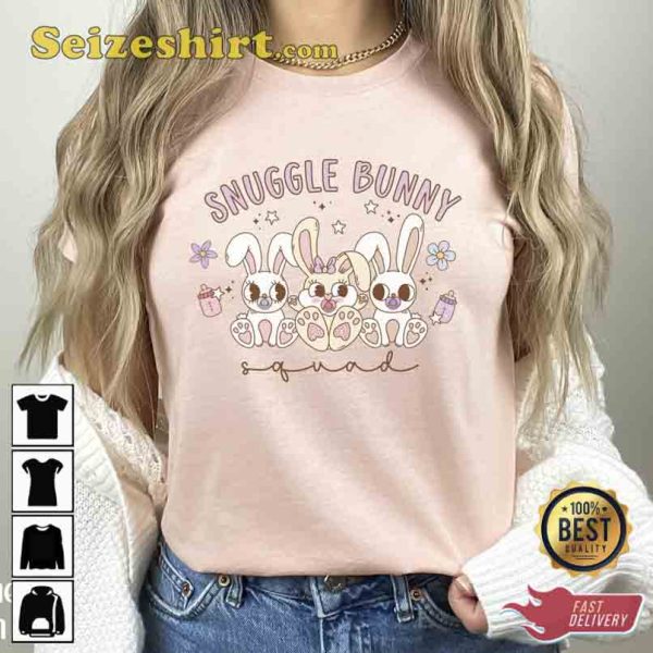 Snuggle Bunny Squad Shirt Nicu Nurse Easter