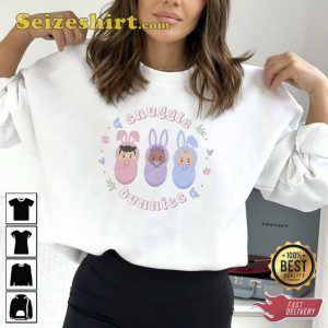 Snuggle Bunnies Easter L’d Nurse Bunny Graphic Sweatshirt