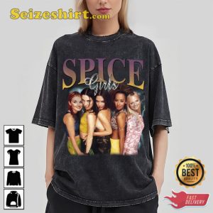 Spice Girls UK Pop Band RnB Vintage Gift For Fan T-Shirt Design1